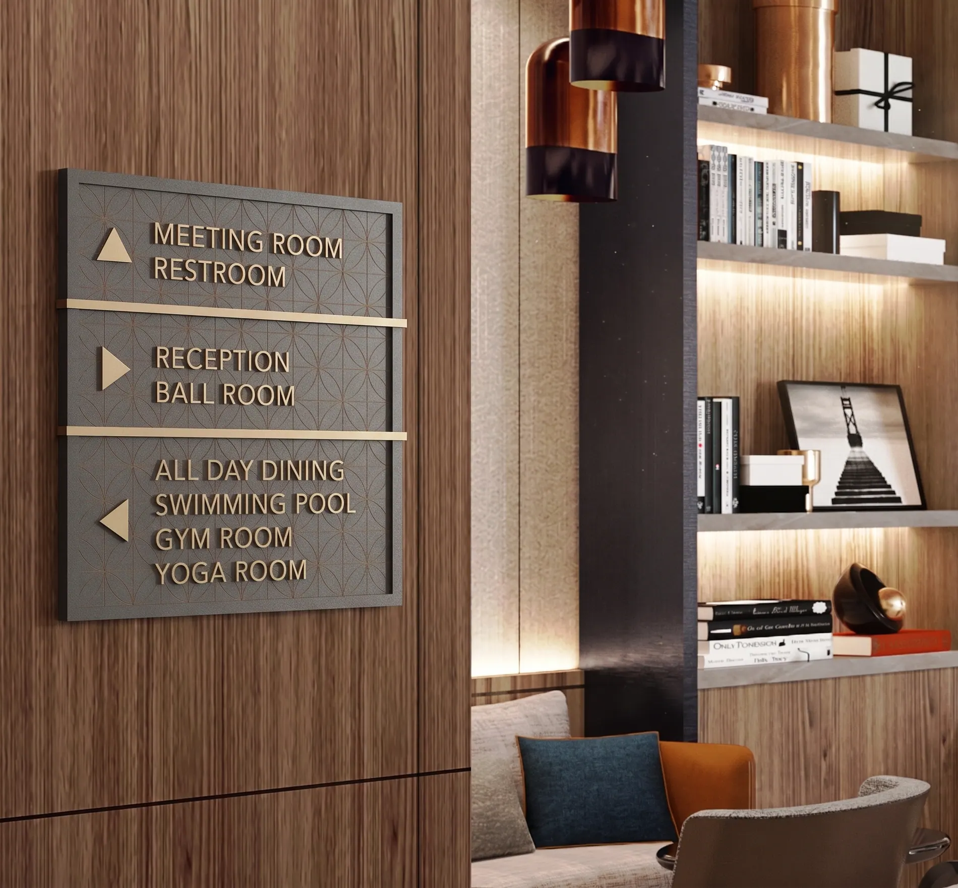 Courtyard by Marriott Colombo, biển hiệu
