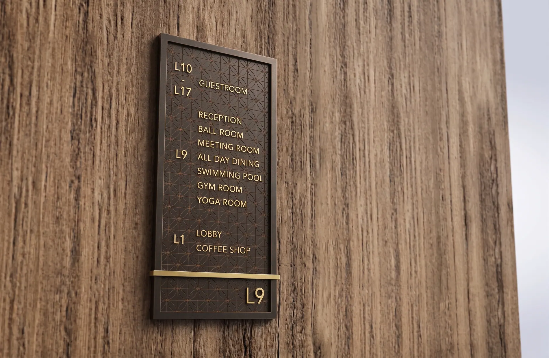Courtyard by Marriott Colombo, biển hiệu