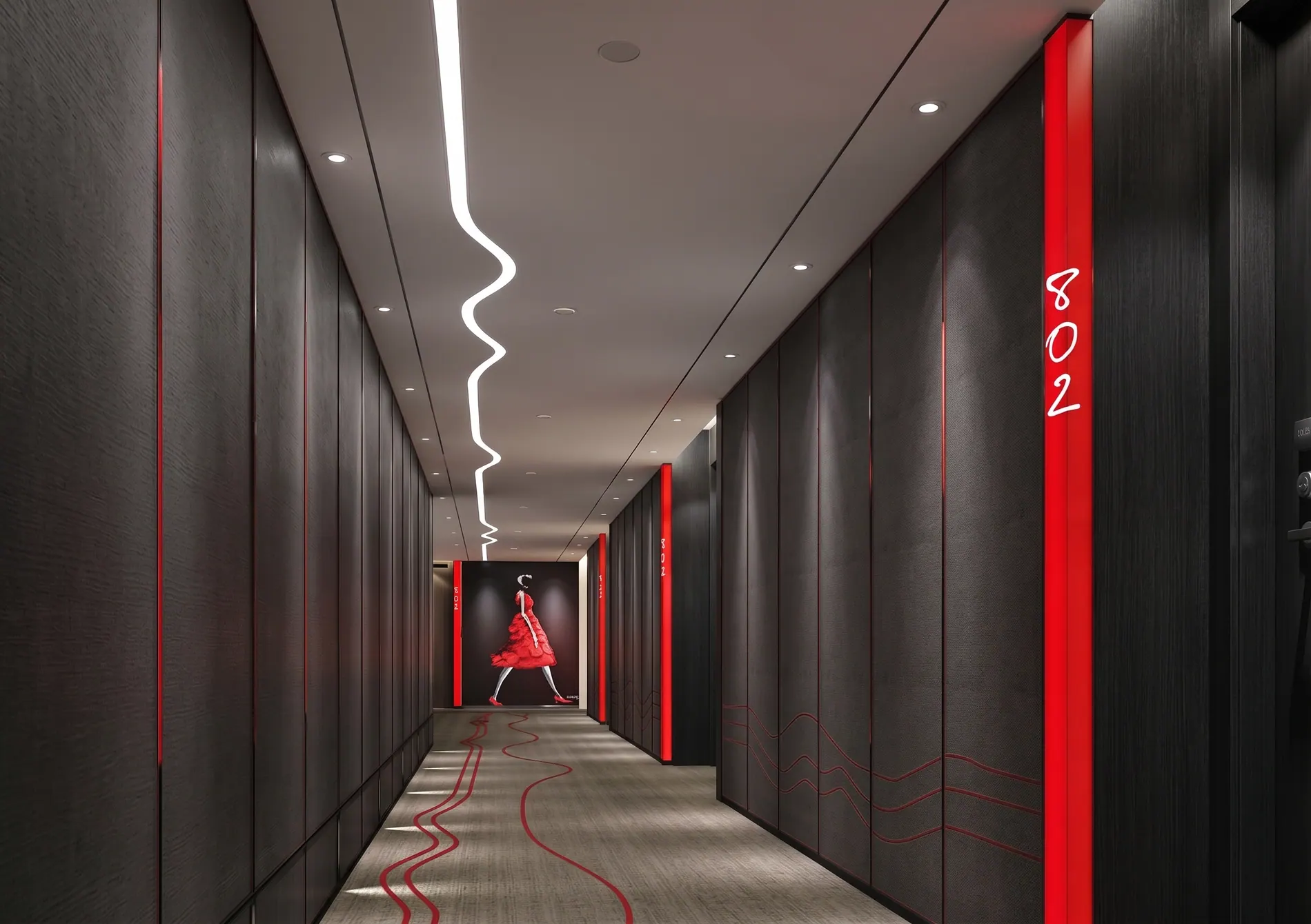 Radisson RED Zhuhai, biển hiệu