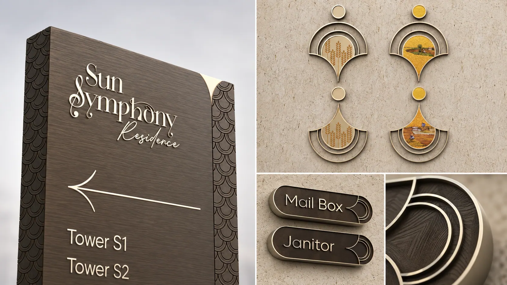 Sun Symphony Residence,标识
